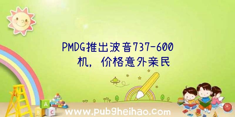 PMDG推出波音737-600飞机，价格意外亲民