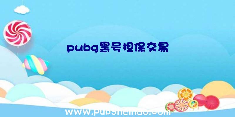 pubg黑号担保交易