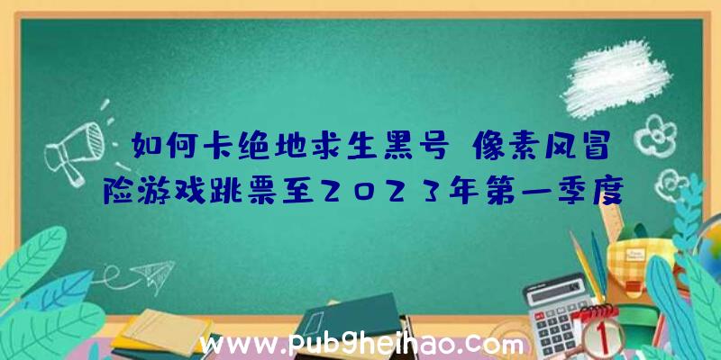 《如何卡绝地求生黑号》像素风冒险游戏跳票至2023年第一季度