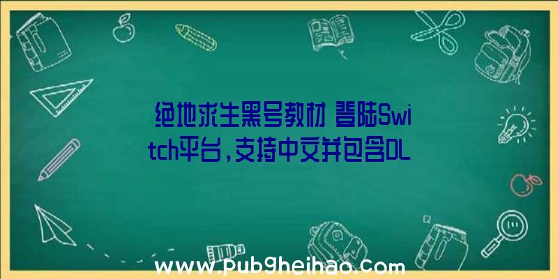 《绝地求生黑号教材》登陆Switch平台，支持中文并包含DLC