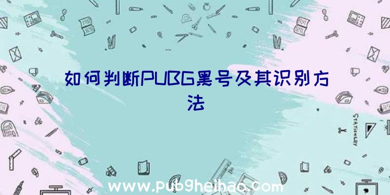 如何判断PUBG黑号及其识别方法