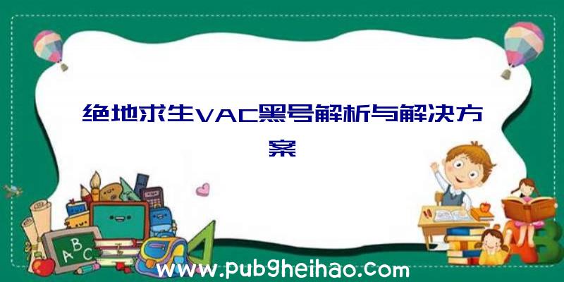 绝地求生VAC黑号解析与解决方案